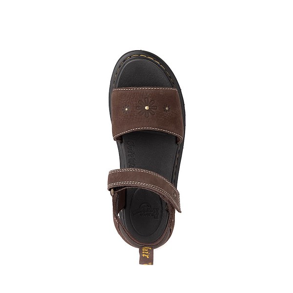 alternate view Dr. Martens Marlowe Sandal - Big Kid - Dark BrownALT2