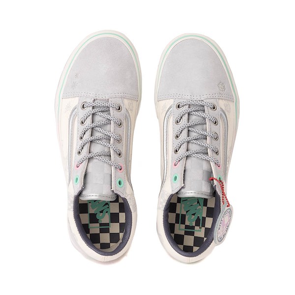 alternate view Vans x SPACE MOLLY Old Skool Skate Shoe - Marshmallow / MulticolorALT2