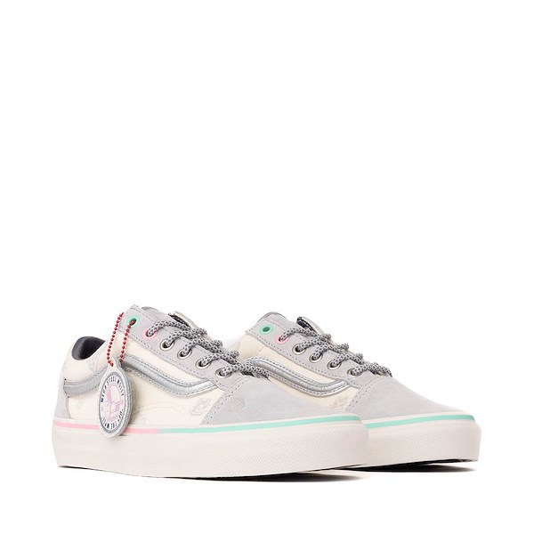 alternate view Vans x SPACE MOLLY Old Skool Skate Shoe - Marshmallow / MulticolorALT5