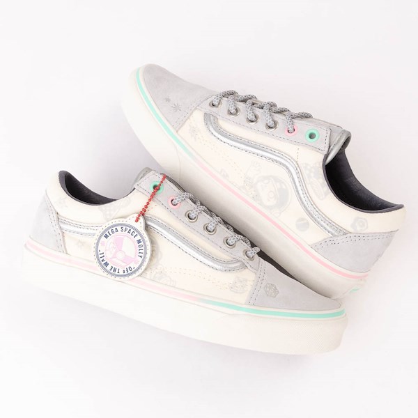 alternate view Vans x SPACE MOLLY Old Skool Skate Shoe - Marshmallow / MulticolorHERO