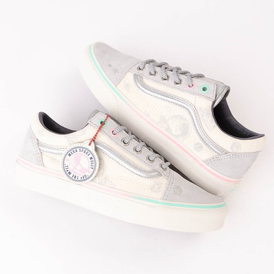 Vans x SPACE MOLLY Old Skool Skate Shoe - Marshmallow / Multicolor