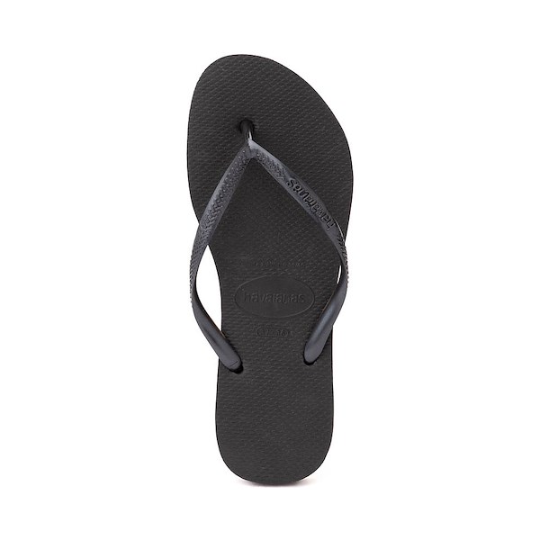 alternate view Womens Havaianas Slim Flip-Flop - BlackALT2