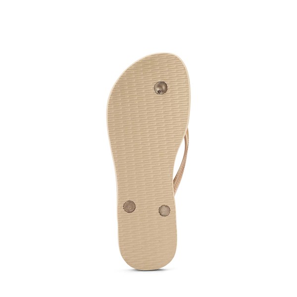 alternate view Womens Havaianas Slim Flip-Flop - Sand Grey / Light GoldenALT3