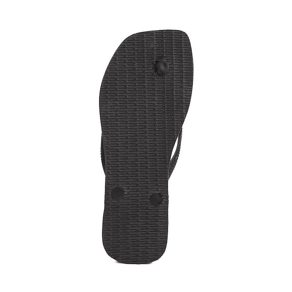 alternate view Womens Havaianas Slim Square Flip-Flop - BlackALT3