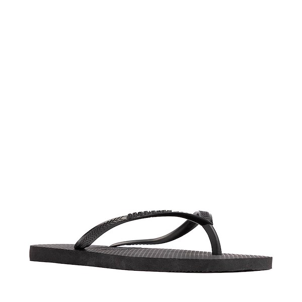 alternate view Womens Havaianas Slim Square Flip-Flop - BlackALT5