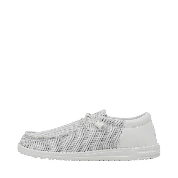 alternate view Mens HEYDUDE Wally Funk Casual Shoe - Ghosted Grey MonochromeALT1