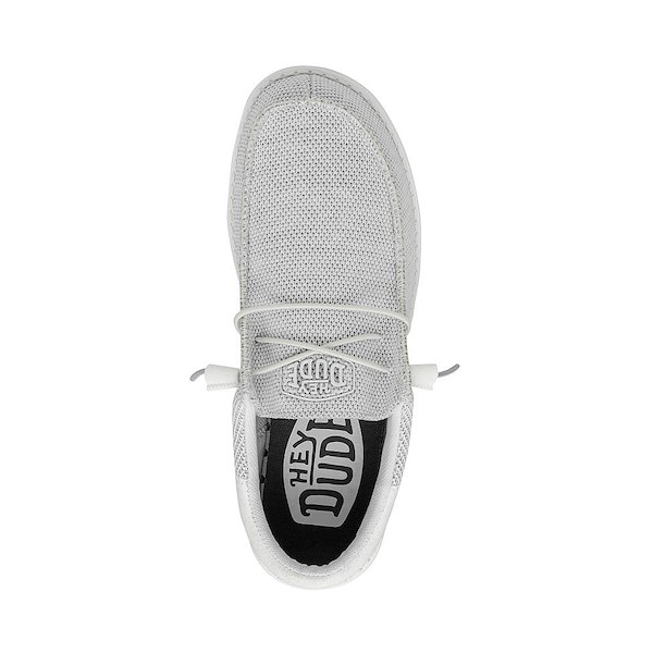 alternate view Mens HEYDUDE Wally Funk Casual Shoe - Ghosted Grey MonochromeALT2