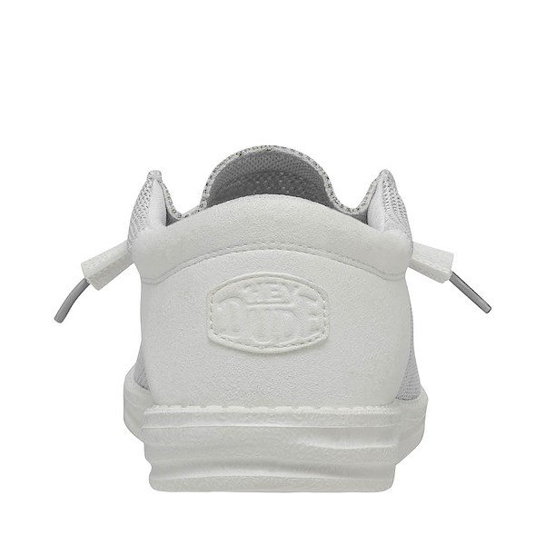 alternate view Mens HEYDUDE Wally Funk Casual Shoe - Ghosted Grey MonochromeALT4