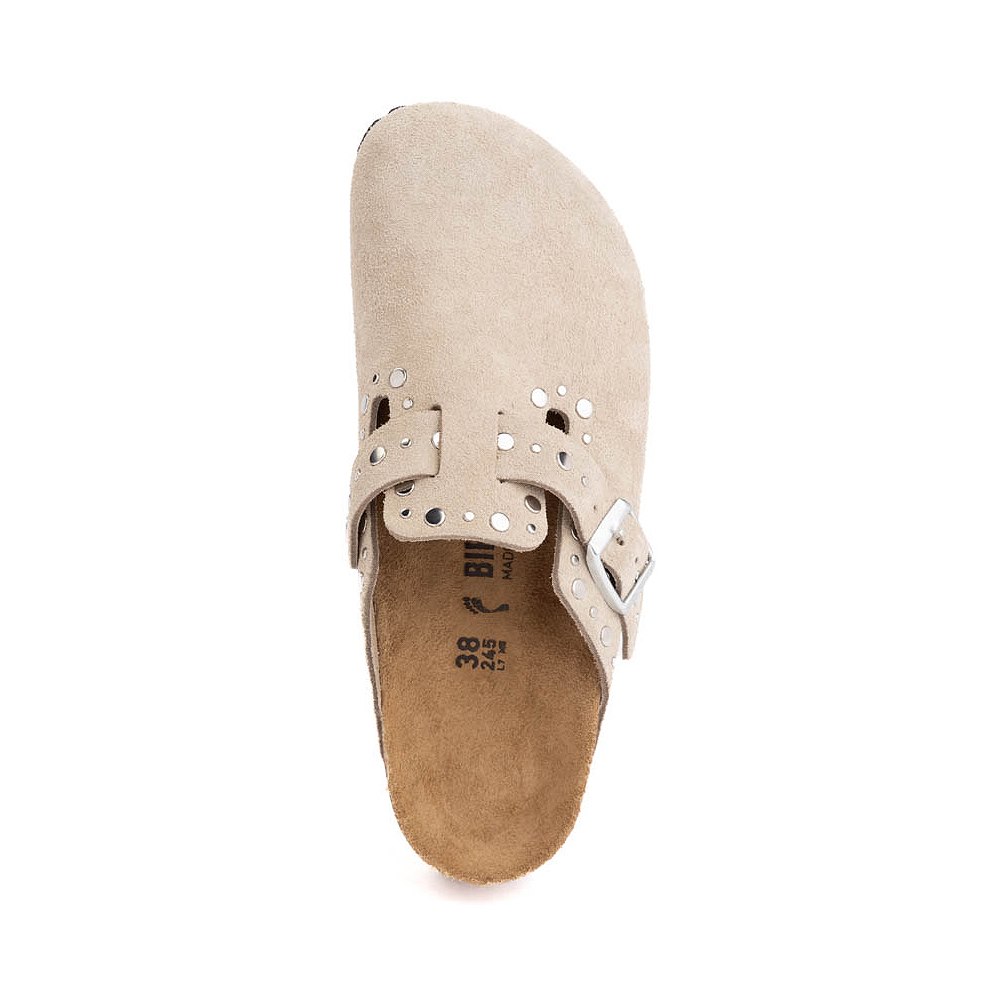 Womens Birkenstock Boston Rivet Clog - Taupe | Journeys