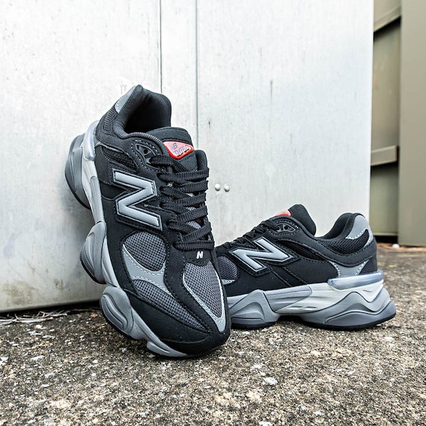 alternate view New Balance 9060 Athletic Shoe - Little Kid - Black / CastlerockHERO