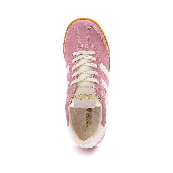 alternate view Womens Gola Classic Elan Sneaker - Candy / WhiteALT2