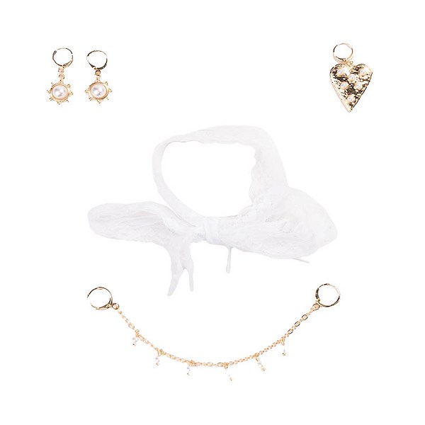 alternate view Crocs Jibbitz™ Butterfly and Bow Shoe Charms 5 Pack - MulticolorALT1