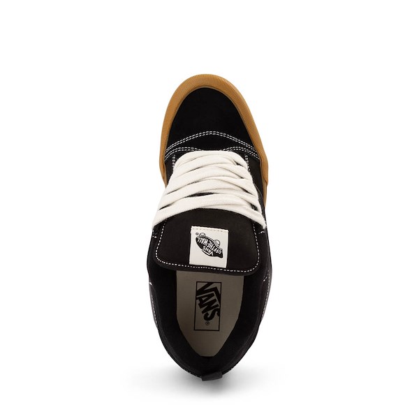 alternate view Vans Knu Skool Skate Shoe - Black / GumALT2