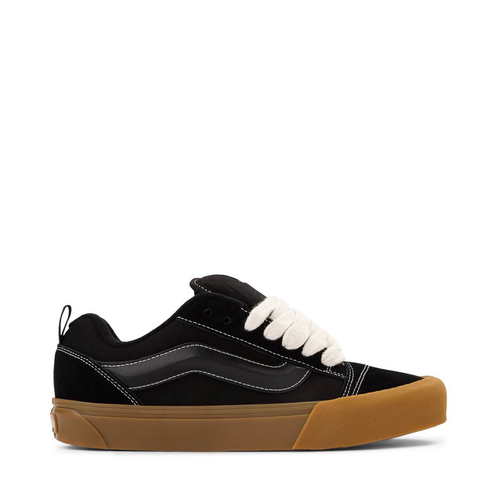 Vans Knu Skool Skate Shoe - Black / Gum