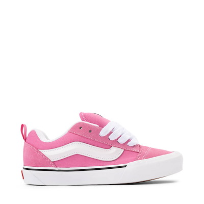 Main view of Vans Knu Skool Skate Shoe - Pink Fizz