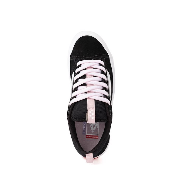 alternate view Vans Old Skool 36+ Skate Shoe - Black / Pastel PinkALT2