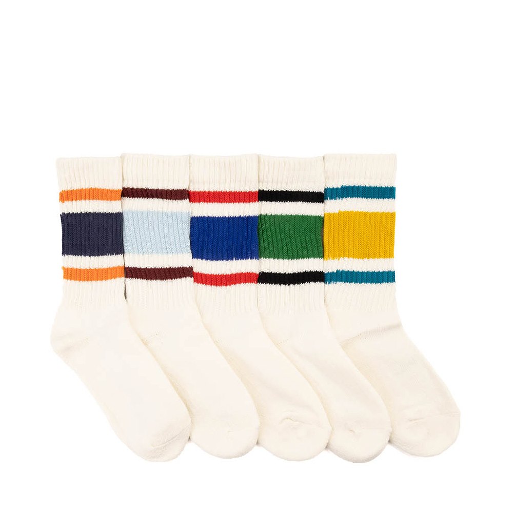 Varsity Crew Socks 5 Pack - Big Kid - Multicolor