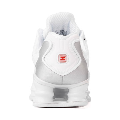 Womens Nike Shox TL Athletic Shoe - White / Metallic Silver / Max