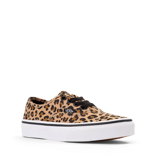 alternate view Vans Authentic Skate Shoe - Little Kid - LeopardALT5