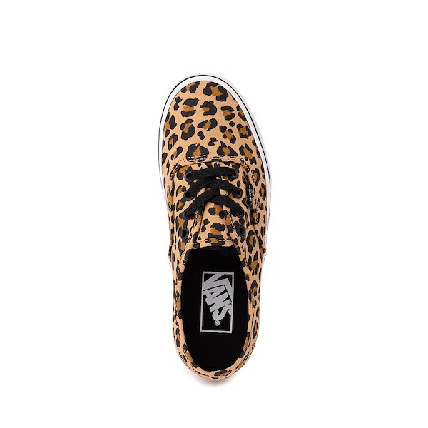 alternate view Vans Authentic Skate Shoe - Big Kid - LeopardALT2