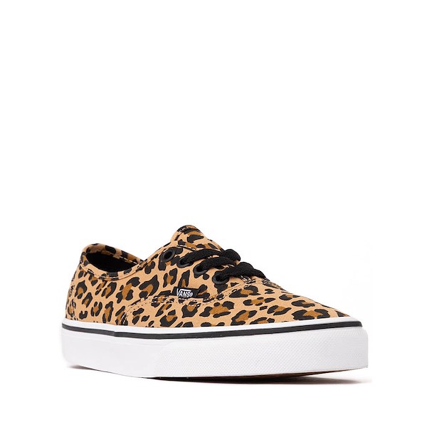 alternate view Vans Authentic Skate Shoe - Big Kid - LeopardALT5