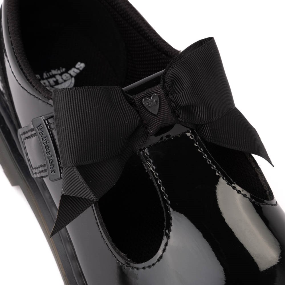 Dr. Martens Polley II Bow Mary Jane Shoe - Big Kid - Black | Journeys