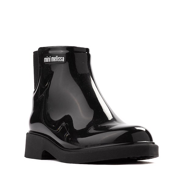 alternate view Mini Melissa Chelsea II Boot - Little Kid / Big Kid - BlackALT5