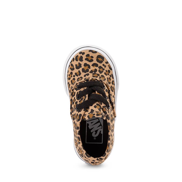 alternate view Vans Authentic Skate Shoe - Baby / Toddler - LeopardALT2