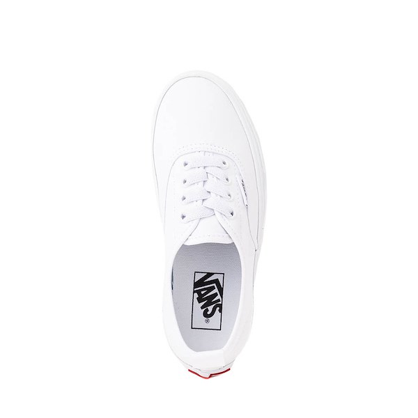 alternate view Vans Authentic Skate Shoe - Little Kid - True WhiteALT2