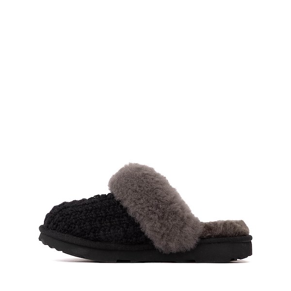 alternate view UGG&reg; Cozy II Knit Slipper - Little Kid / Big Kid - BlackALT1