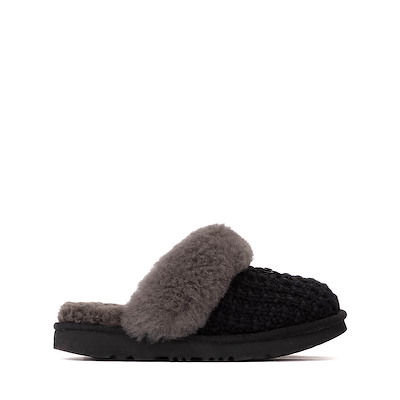 Main view of UGG&amp;reg; Cozy II Knit Slipper - Little Kid / Big Kid - Black