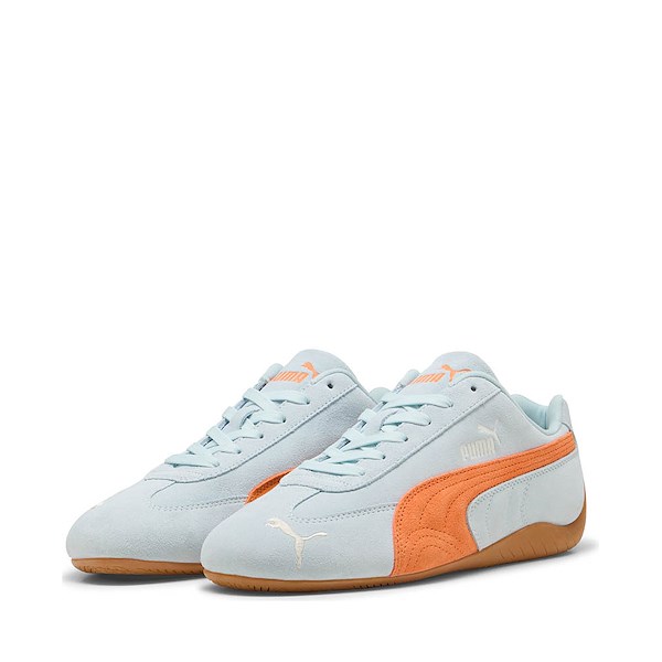 alternate view Mens PUMA Speedcat OG Athletic Shoe - Sea Glass / Orange GlowALT5