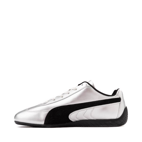 alternate view Mens PUMA Speedcat Metallic Athletic Shoe - Silver / BlackALT1