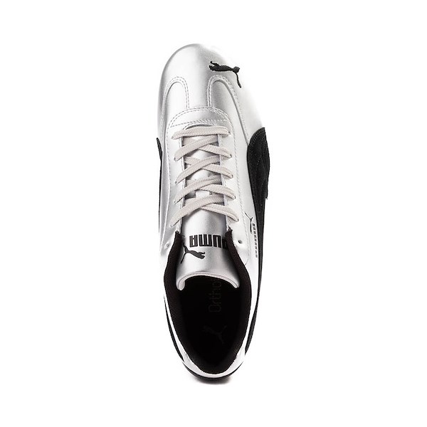 alternate view Mens PUMA Speedcat Metallic Athletic Shoe - Silver / BlackALT2