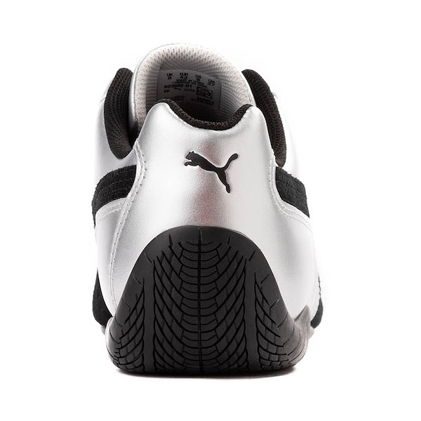 alternate view Mens PUMA Speedcat Metallic Athletic Shoe - Silver / BlackALT4