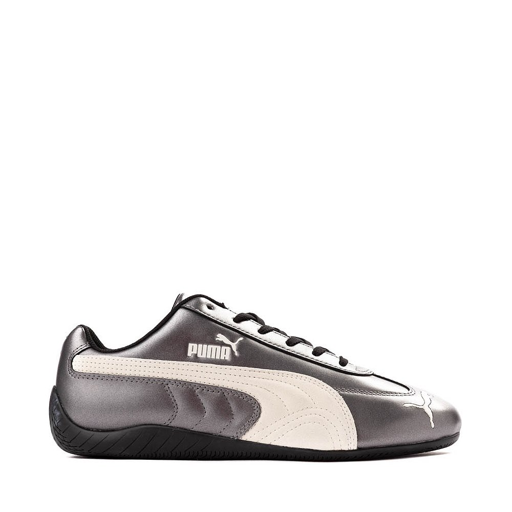 Mens PUMA Speedcat Metallic Athletic Shoe - Black / Warm White