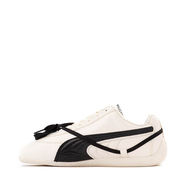 alternate view Womens PUMA x ROSÉ Speedcat Leather Athletic Shoe - Warm White / PUMA BlackALT1