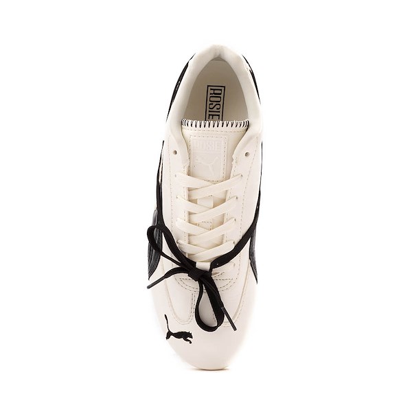 alternate view Womens PUMA x ROSÉ Speedcat Leather Athletic Shoe - Warm White / PUMA BlackALT2