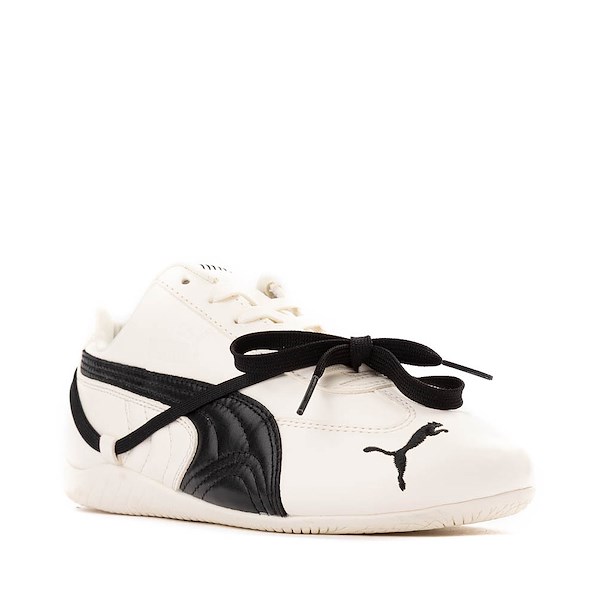 alternate view Womens PUMA x ROSÉ Speedcat Leather Athletic Shoe - Warm White / PUMA BlackALT5