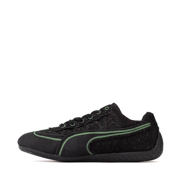 alternate view Womens PUMA x Wicked Speedcat Elphie Sneaker - PUMA Black / Deep Forest / Dark MyrtleALT1