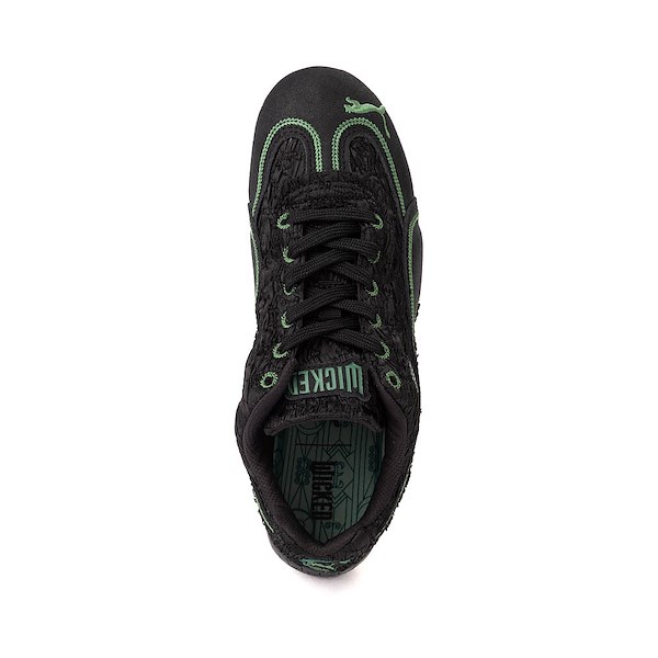 alternate view Womens PUMA x Wicked Speedcat Elphie Sneaker - PUMA Black / Deep Forest / Dark MyrtleALT2