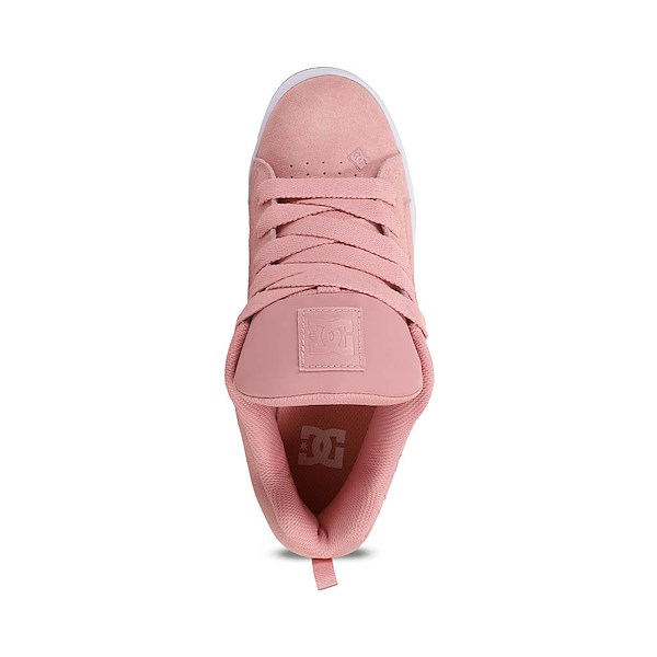 alternate view Womens DC Court Graffik Skate Shoe - Pink / WhiteALT2