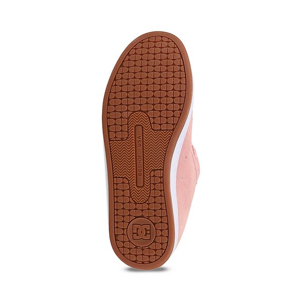 alternate view Womens DC Court Graffik Skate Shoe - Pink / WhiteALT3