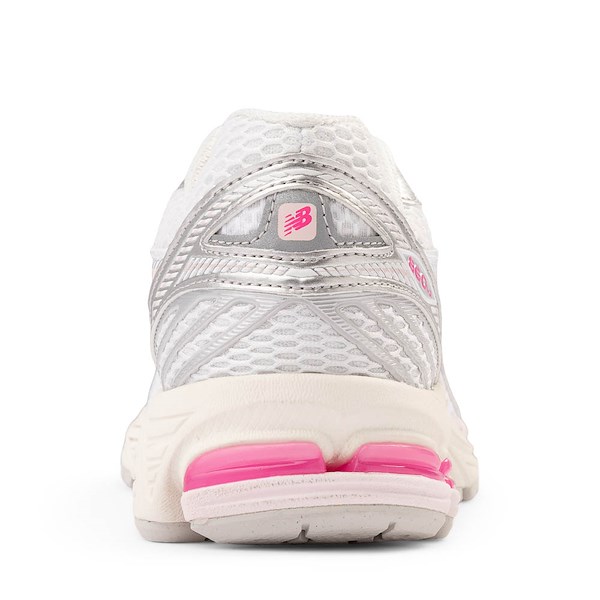 alternate view New Balance 860v2 Athletic Shoe - White / Pink HeatALT4