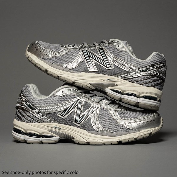 alternate view New Balance 860v2 Athletic Shoe - Grey / Medusa GreenHERO
