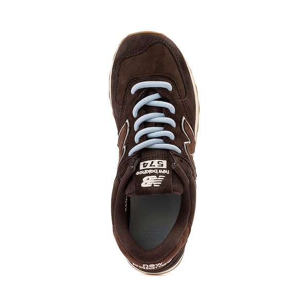 alternate view Womens New Balance 574 Athletic Shoe - Brown / AngoraALT2
