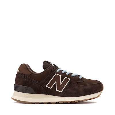 Main view of Womens New Balance 574 Athletic Shoe - Brown / Angora