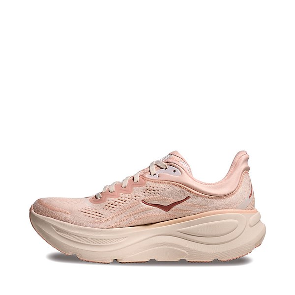 alternate view Womens HOKA Bondi 9 Running Shoe - Rose Latte / Rose CreamALT1