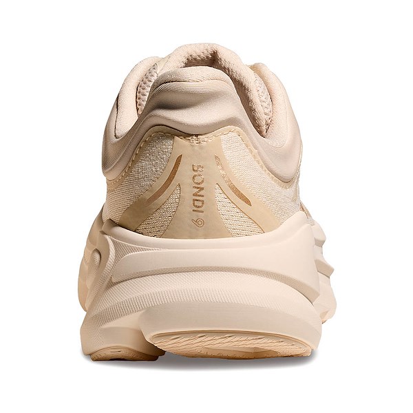 alternate view Womens HOKA Bondi 9 Running Shoe - Vanilla / BirchALT4