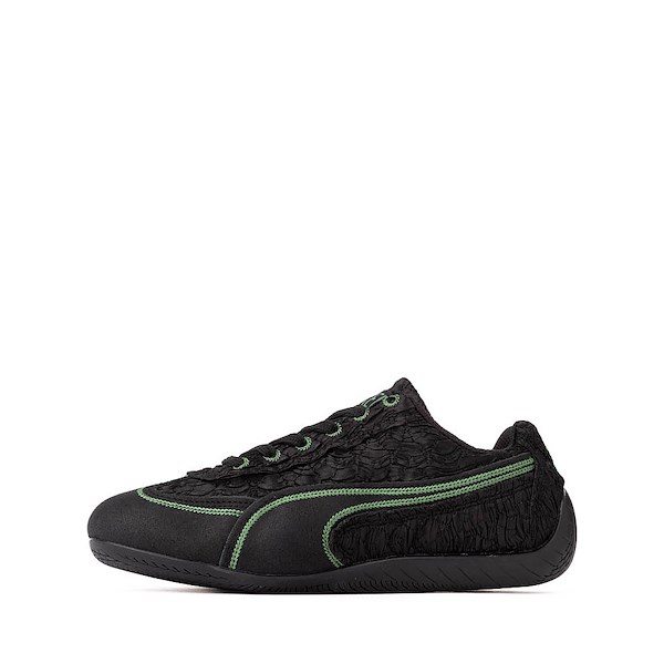 alternate view PUMA x Wicked Speedcat Elphie Sneaker - Big Kid - PUMA Black / Deep Forest / Dark MyrtleALT1